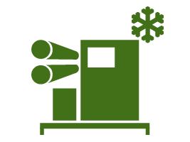 Gaskühlung und Gastrocknung zur Reduktion von Wasserdampf im Biogas